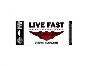 Decal "Live Fast" GPDC1177813