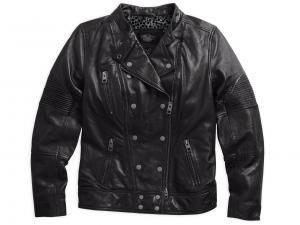 Lederjacke "Waxed Lambskin Leather Jacket" 97079-15VW