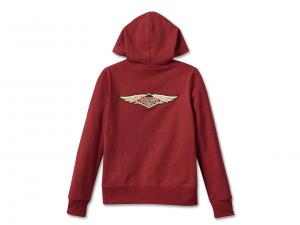 Pullover "120th Anniversary Special Zip Front Hoodie Red"_1