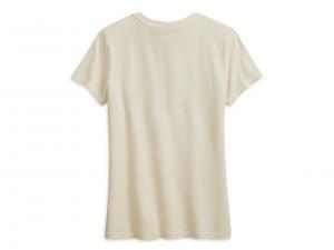 T-Shirt "CHAIN STITCHED WHITE"_1