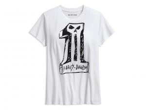 T-Shirt "SKETCHY #1 SKULL" 99086-18VW