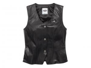 Women's Essentials Leather Vest 98093-16VW