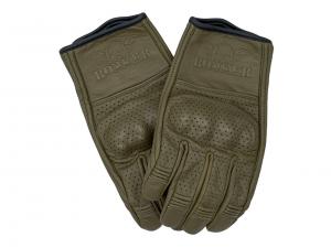 Rokker-Handschuhe "Tucson Perforated Olive" ROK890804