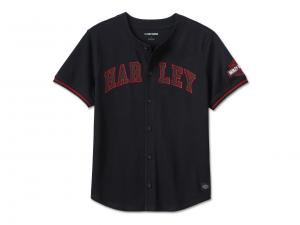 Hemd "Hometown Baseball Shirt Black" 96800-23VM
