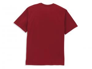 T-Shirt "Willie G Skull Graphic Red"_1