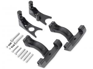 PASSENGER FOOTBOARD SUPPORT KITS - Black - Fits '00-later Softail models 50459-06