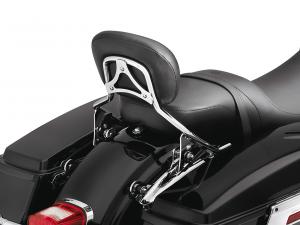 H-D® DETACHABLES" SISSY BAR UPRIGHT - Fits '09-later Touring / Short - Chrome 52610-09A