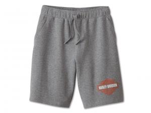 Shorts "Bar & Shield Fleece Grey" 99198-24VM