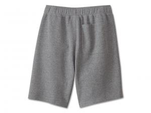Shorts "Bar & Shield Fleece Grey"_1