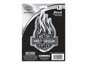 H-D Bar & Shield Flames Decal CG26025