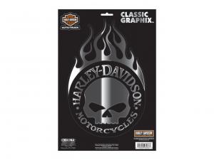 H-D Harley Skull Classic Graphix Decal CG3279