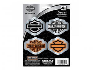 Decal "Harley 4 PC Chrome Decal" CG26027