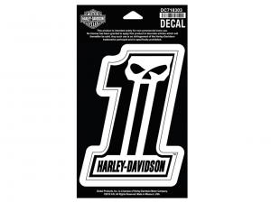 Harley-Davidson Aufkleber "#1 Skull" GPDC718303