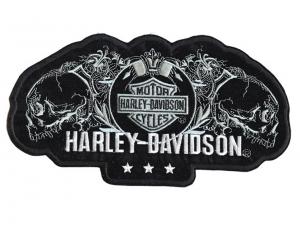 Emblem, Profile Skull, 2X, 9 1/2 W x 4 15/16 H GPEM73706