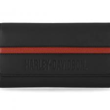 Wallet "H-D Center Block Trucker Black" MU-MWM089-08