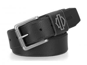 Belt "Die Cut Open B&S Black" MU-BMM070-08