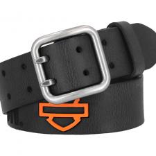 Belt "Enamel Logo Plaque Black" MU-BMM072-08