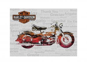 H-D Nostalgic Bike - Thank You Card TRADHDL-20018