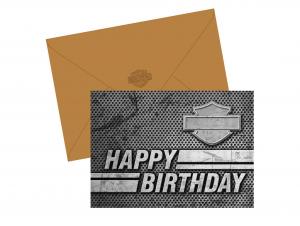 H-D SILHOUETTE B&S BIRTHDAY CARD TRADHDL-20075