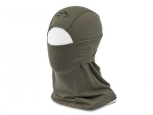 Open Bar & Shield Merino Balaclava Green 97659-25VM