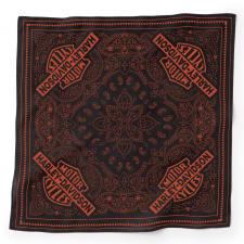 Bar & Shield Classic Bandana Black 97696-25VX
