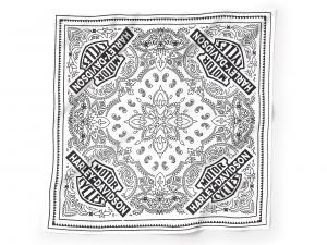 Bar & Shield Classic Bandana White 97697-25VX