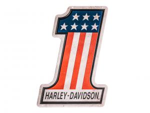 Schild "H-D #1 Tin Sign" TRADHDL-15528