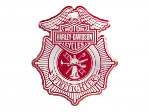 H-D Firefighter Metal Sign TRADHDL-15570