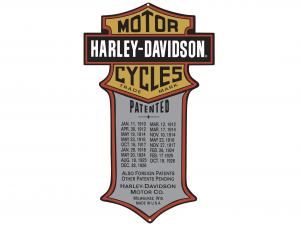 H-D Patended Tin Sign AR-2010181