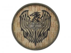 WOODEN BARREL SIGN 96830-16V