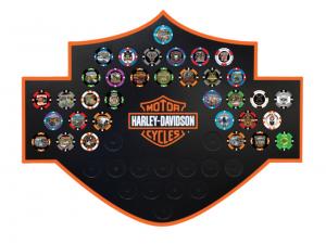 Poker-Chips-Rahmen "48 Bar & Shield Magnetic" DW-6995