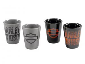 Schnapsglas-Set "H-D Open B&S Fade Shot Set" TRADHDL-18831