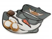 Servierteller "Biker Snowman Plate"_1