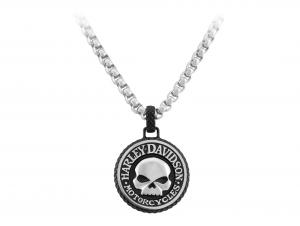 Halskette "Double Sided Rolo Chain Skull" MODHSN0075