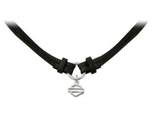 Halskette "Double Strand B&S Leather Choker" MODHDN0387