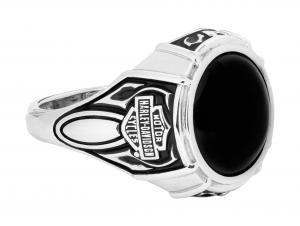 Ring "Domed Black Onyx Tribal" MODHDR0461