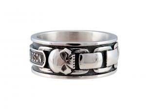 Ring "Skull & Chain Band"_1