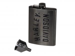 Flachmann "H-D MATTE BLACK FLASK" TRADHDX-98657