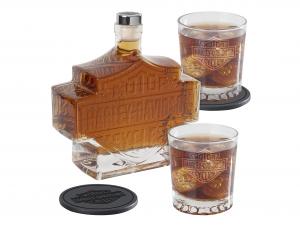 H-D® Bar & Shield Decanter Set TRADHDL-18746