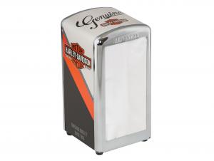 H-D"Nostalgic Bar & Shield Napkin Dispenser TRADHDL-18568