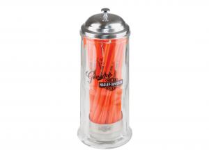 H-D" Nostalgic Bar & Shield Straw Dispenser TRADHDL-18569