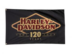 H-D 120TH ANNIVERSARY FLAG TRADHDX-99257