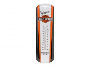 H-D"  Nostalgic B&S Tin Thermometer TRADHDL-10089