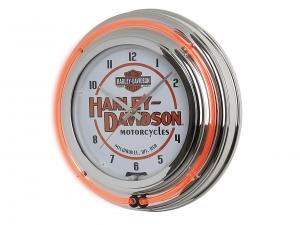 Neon-Uhr "Motorcycles Double" TRADHDL-16623B