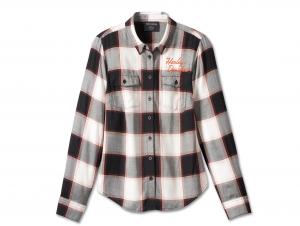 Women's Classic Logo Plaid Shirt 99025-23VW