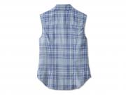 Bluse "Faith Sleeveless Plaid YD Plaid Blue"_1