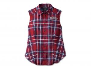 Bluse "Faith Sleeveless Plaid YD Plaid Red" 97524-23VW