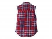 Bluse "Faith Sleeveless Plaid YD Plaid Red"_1