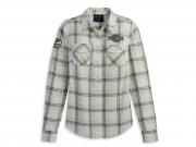 Women's Gas & Oil Convertible Sleeve Shirt - Cloud Dancer 96272-23VW