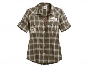 Bluse "MULTI-PATCH PLAID" 96077-17VW